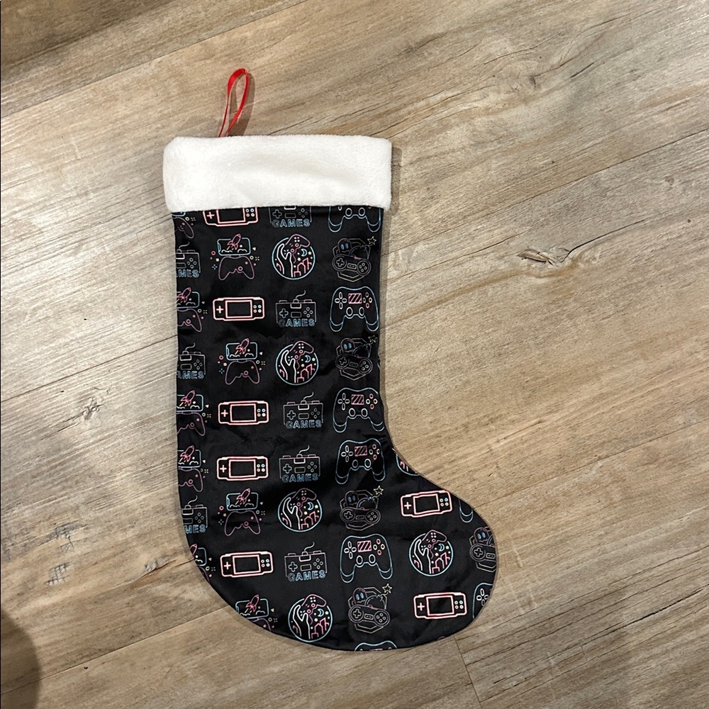 Gaming Console Patterned Stocking - Picture 2 of 2